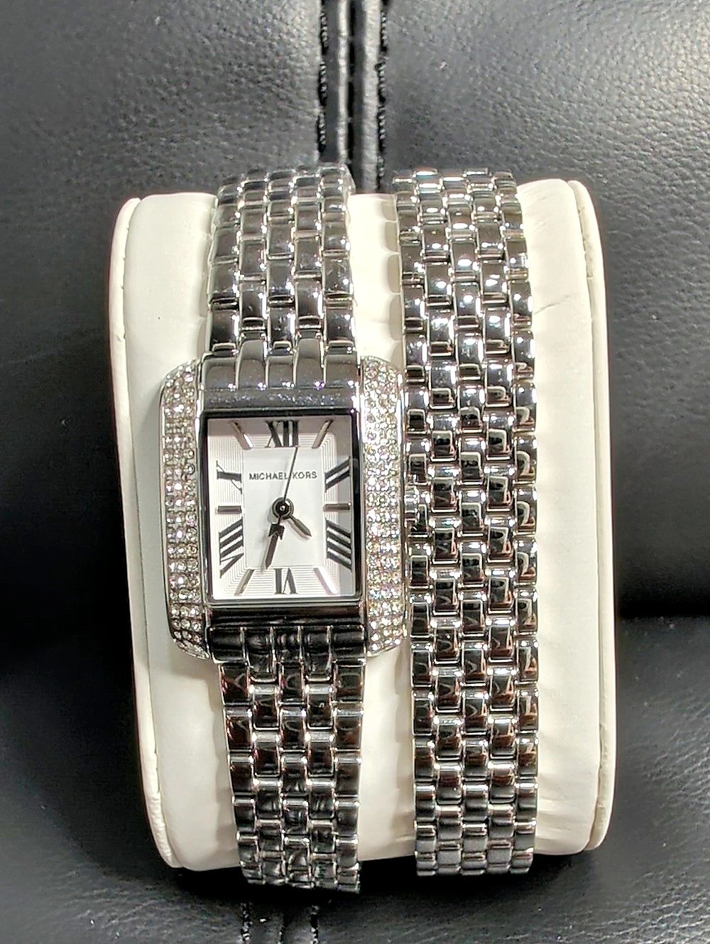 Michael Kors Lexington Silver-Tone Watch